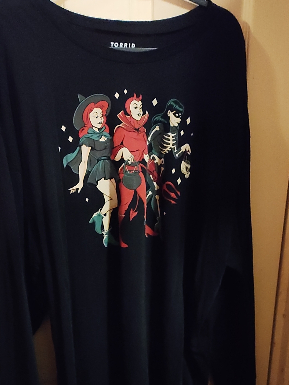 Torrid Graphic Long Sleeve Tops Size 4. set of 4. SEE DESCRIPTION - Picture 2 of 14
